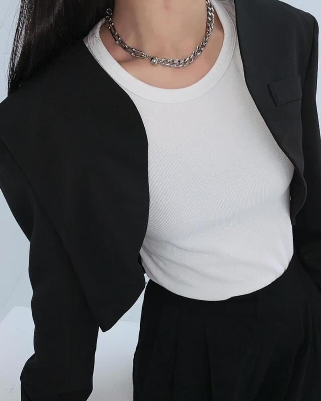 Ball piercing necklace 체인목걸이 상품이미지5