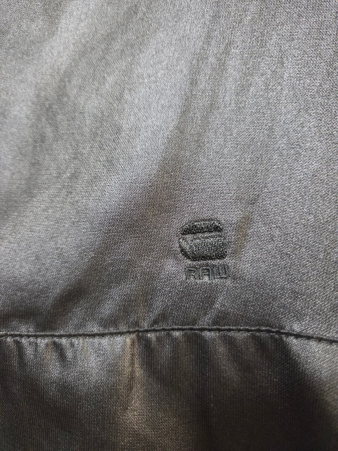 G-Star RAW 블랙 레더 민팔 블라우스 상품이미지3