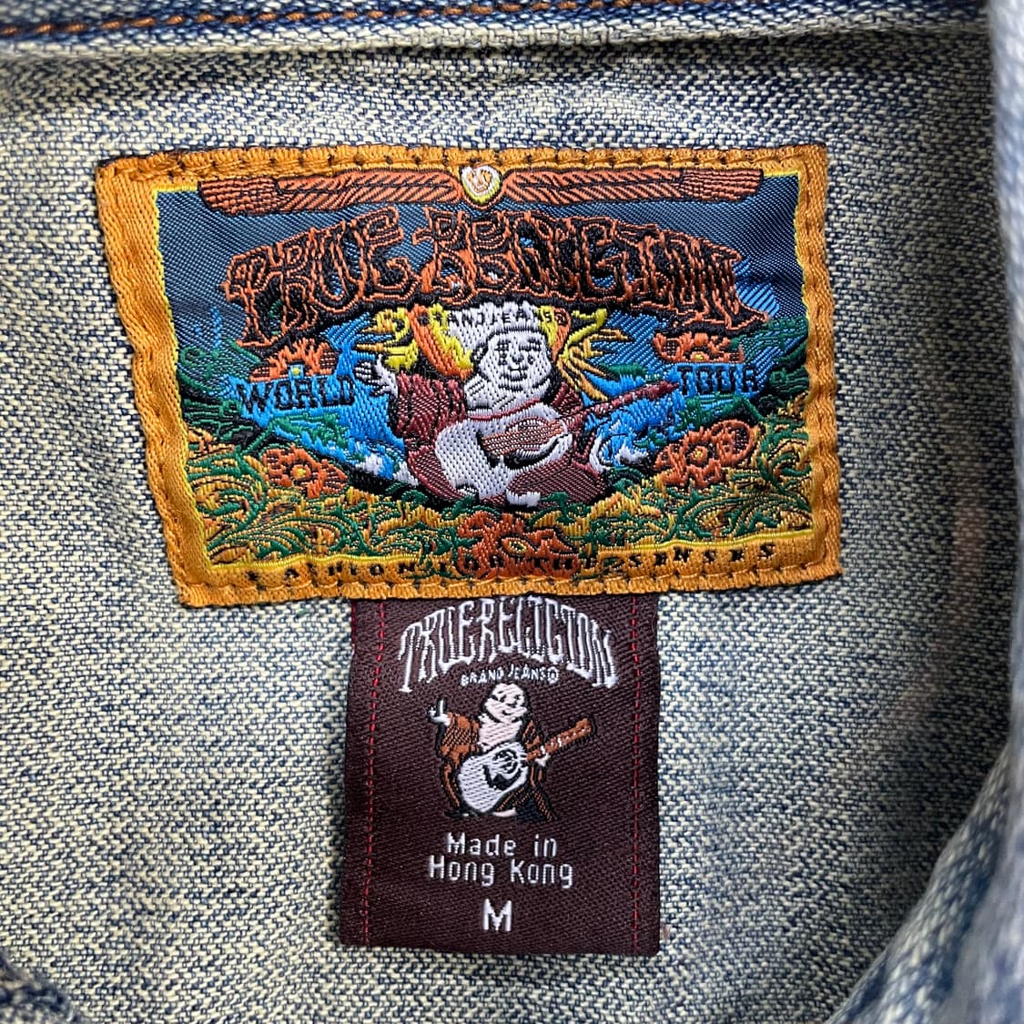 트루릴리전 아카이브 디스 크롭 데님 자켓 상품이미지4