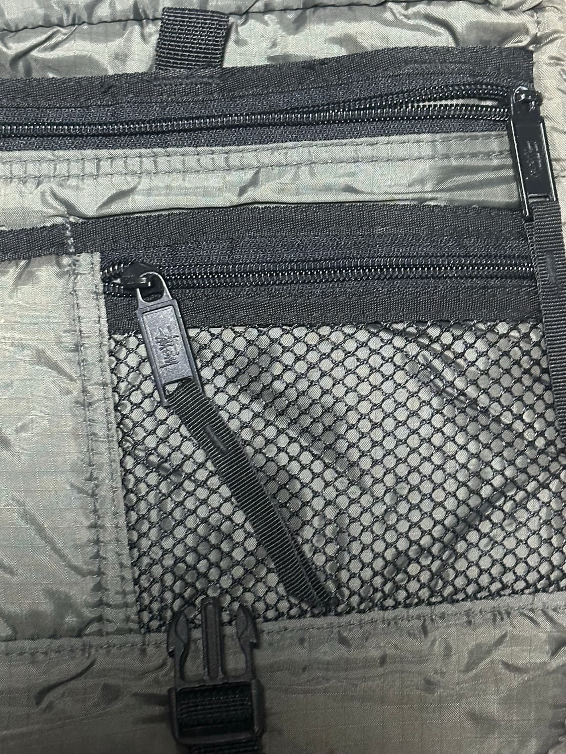 90s 스투시 크로스백 카키 상품이미지8