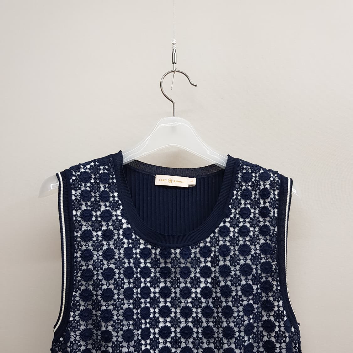 TORY BURCH 토리버치 니트 콤비 플리츠 원피스 s사이즈 상품이미지7