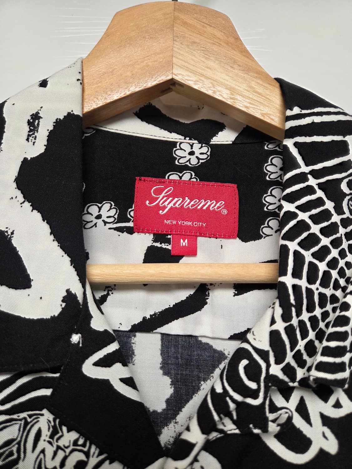 17SS 슈프림 드림 레이온 셔츠 블랙 M사이즈 상품이미지3