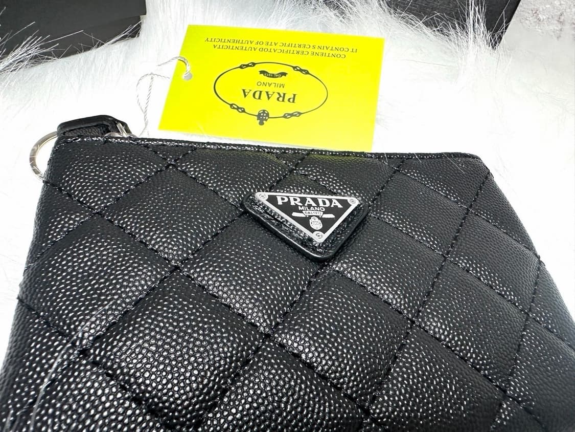 프라다뷰티 캐비어 미니 파우치 동전지갑  풀박스 상품이미지4