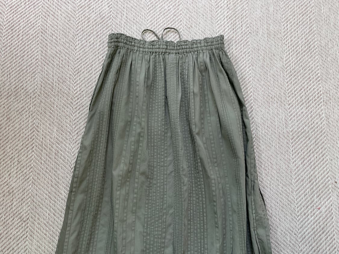 이세이미야케 하이 스포르팅 기어 버티컬 텍스처 밴딩 롱 스커트 상품이미지7