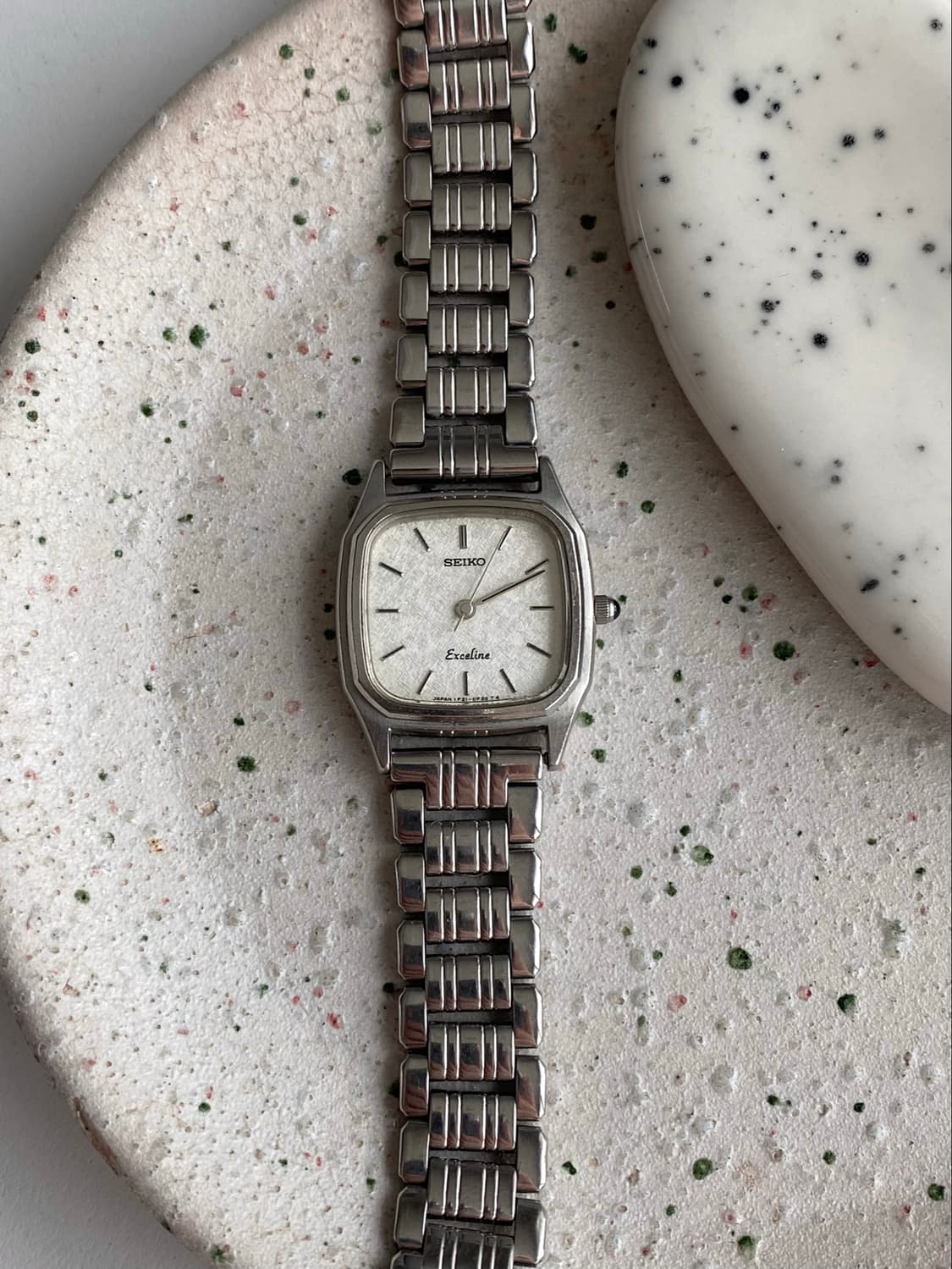 Seiko 세이코 exceline 엑셀린 스노우 스퀘어 쿼츠 상품이미지4