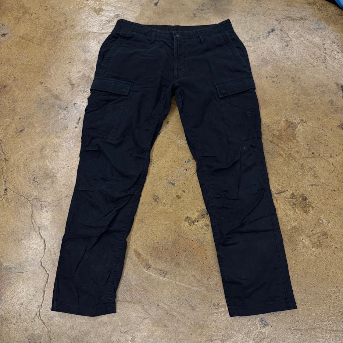 [정품/W36] 스톤아일랜드 블랙 카고 면바지 b14 상품이미지2