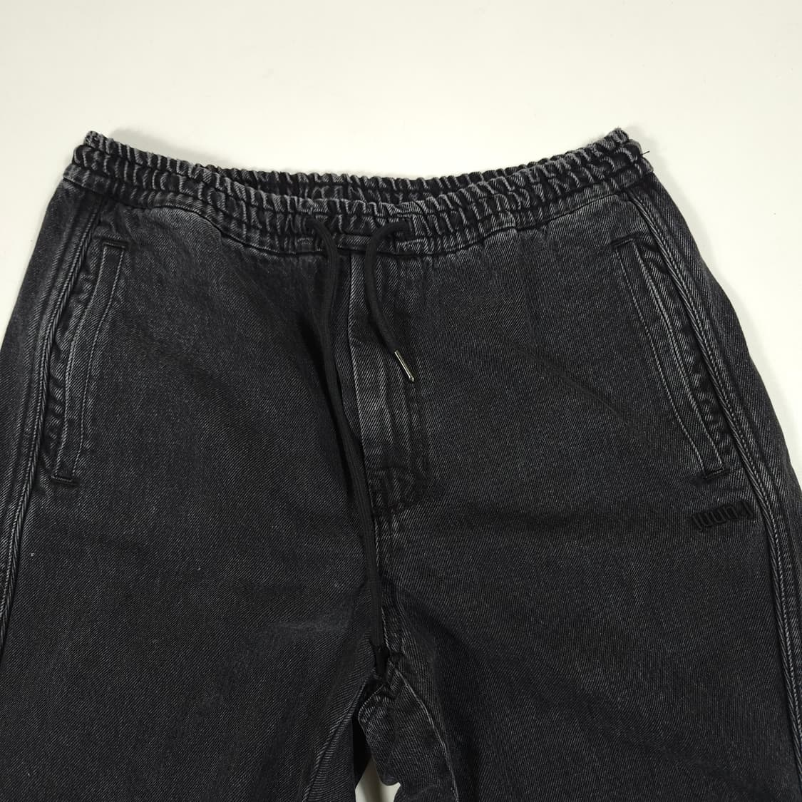 준지 흑청 조거팬츠  상품이미지2