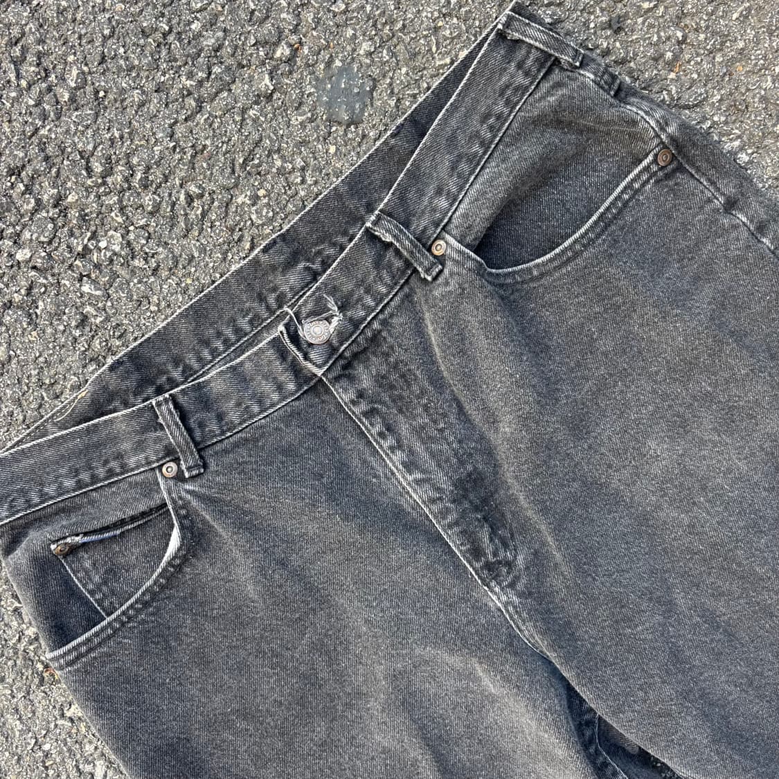 90년대 미국 리 흑청바지 상품이미지7