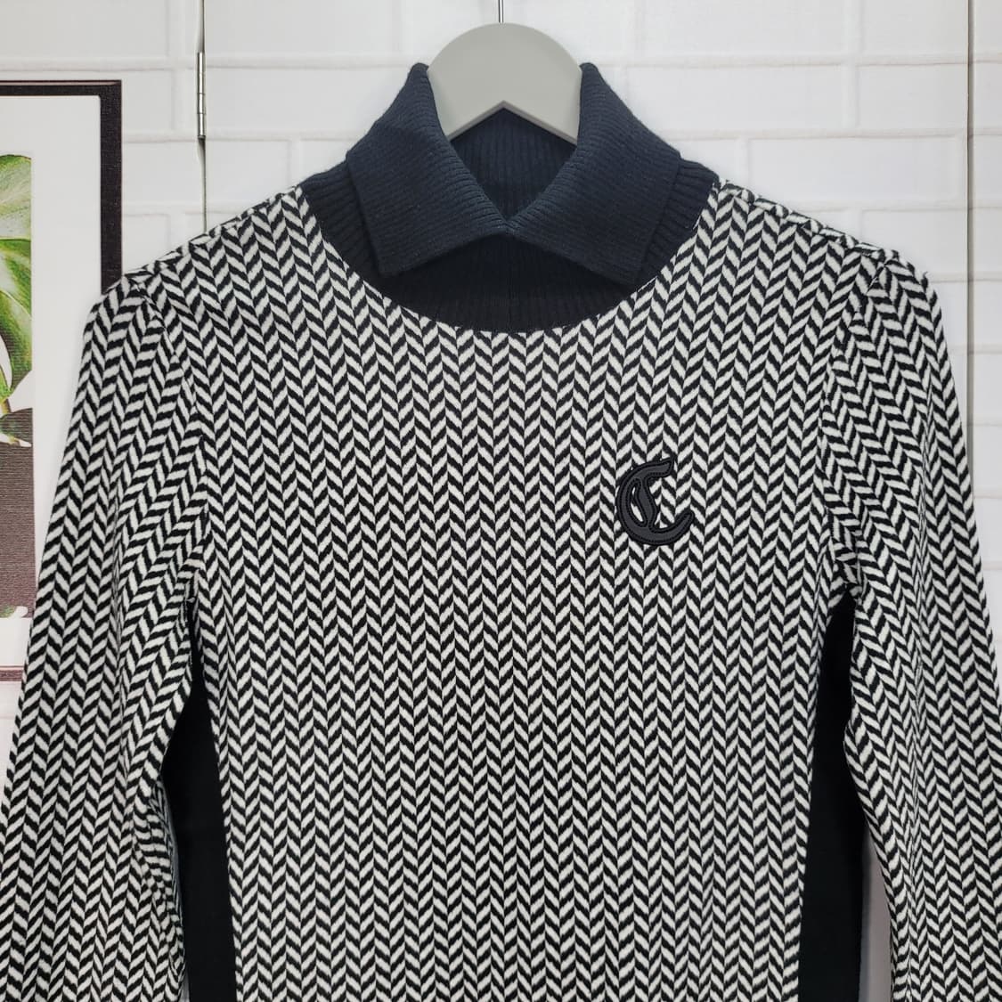 캘러웨이 터틀넥 긴팔 니트 티셔츠 90사이즈 상품이미지2