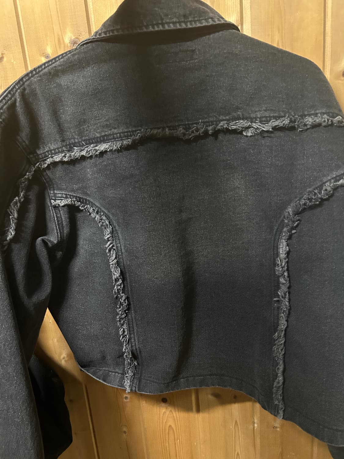 낫포너드 컷오프 크롭 데님 자켓 상품이미지3