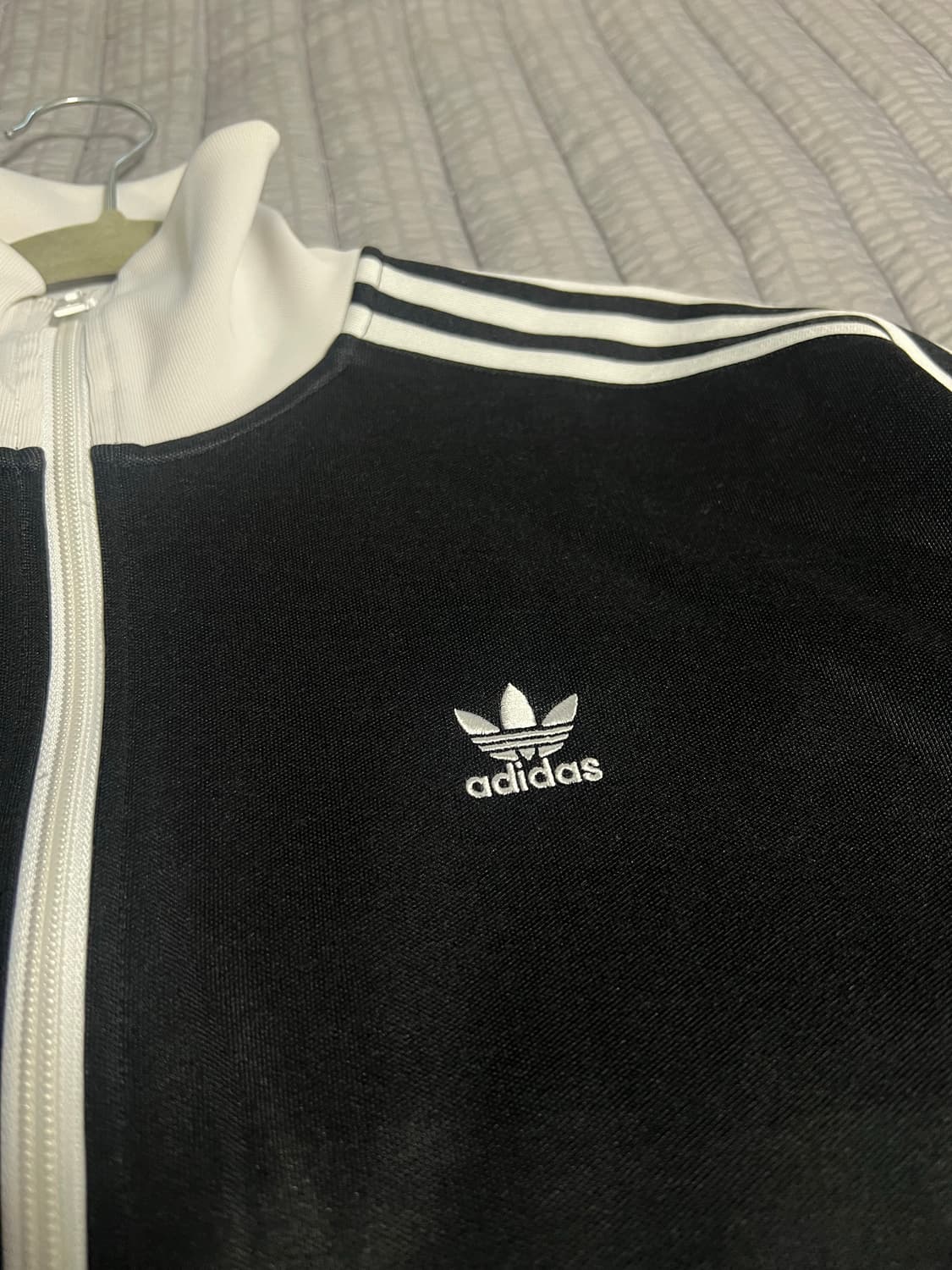 여성) 아디다스 크롭 트랙 자켓 M-L 상품이미지4