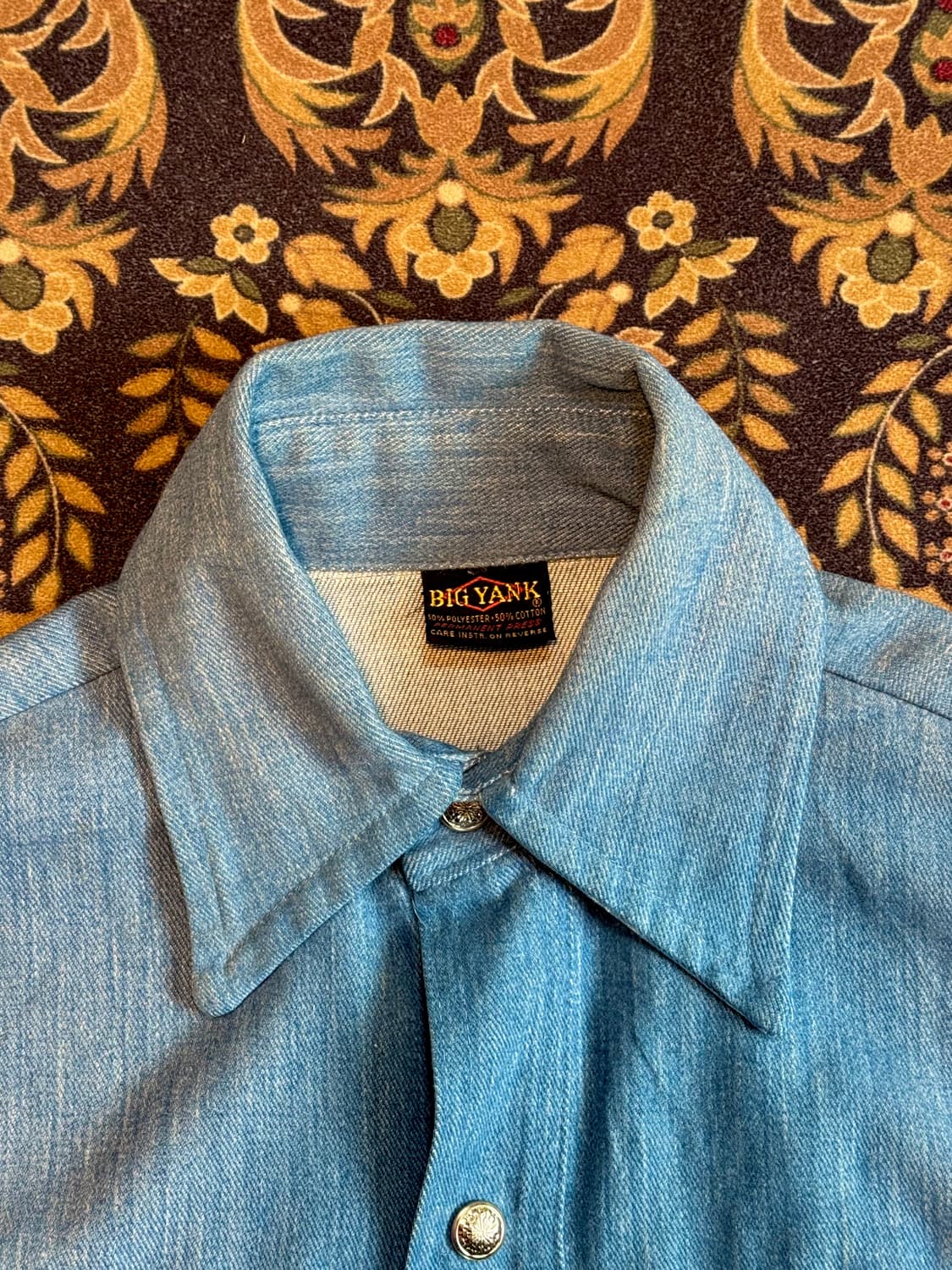 70s 빅양크 스타프레스트 셔츠자켓 상품이미지7
