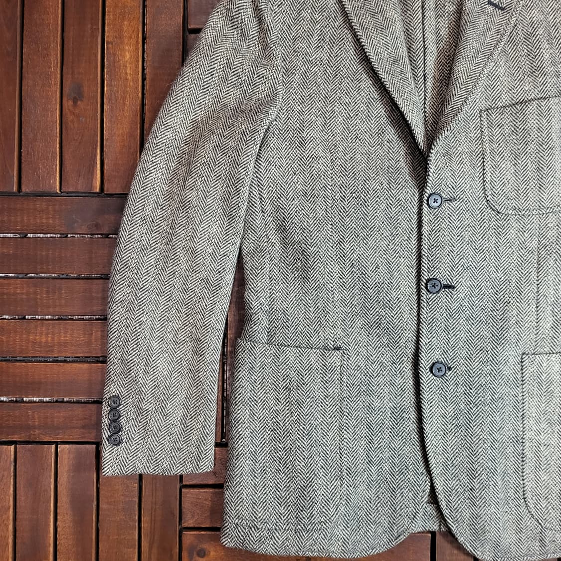 폴로 랄프로렌 헤링본 자켓 (40R) made in italy 상품이미지3