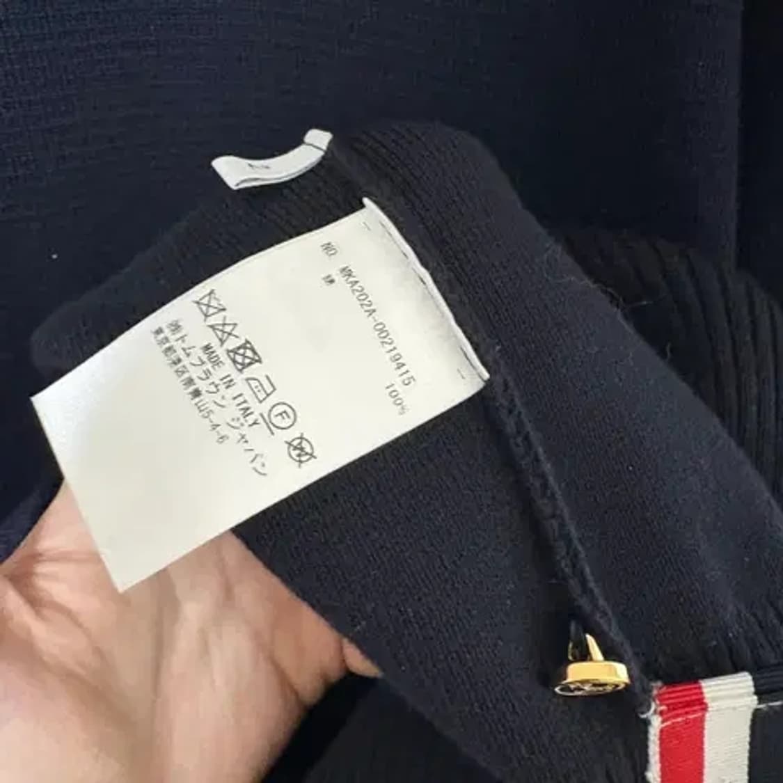 [2] 톰브라운 밀라노스티치 금장 니트제품명 - 톰브라운 밀라노스티치 니 상품이미지3