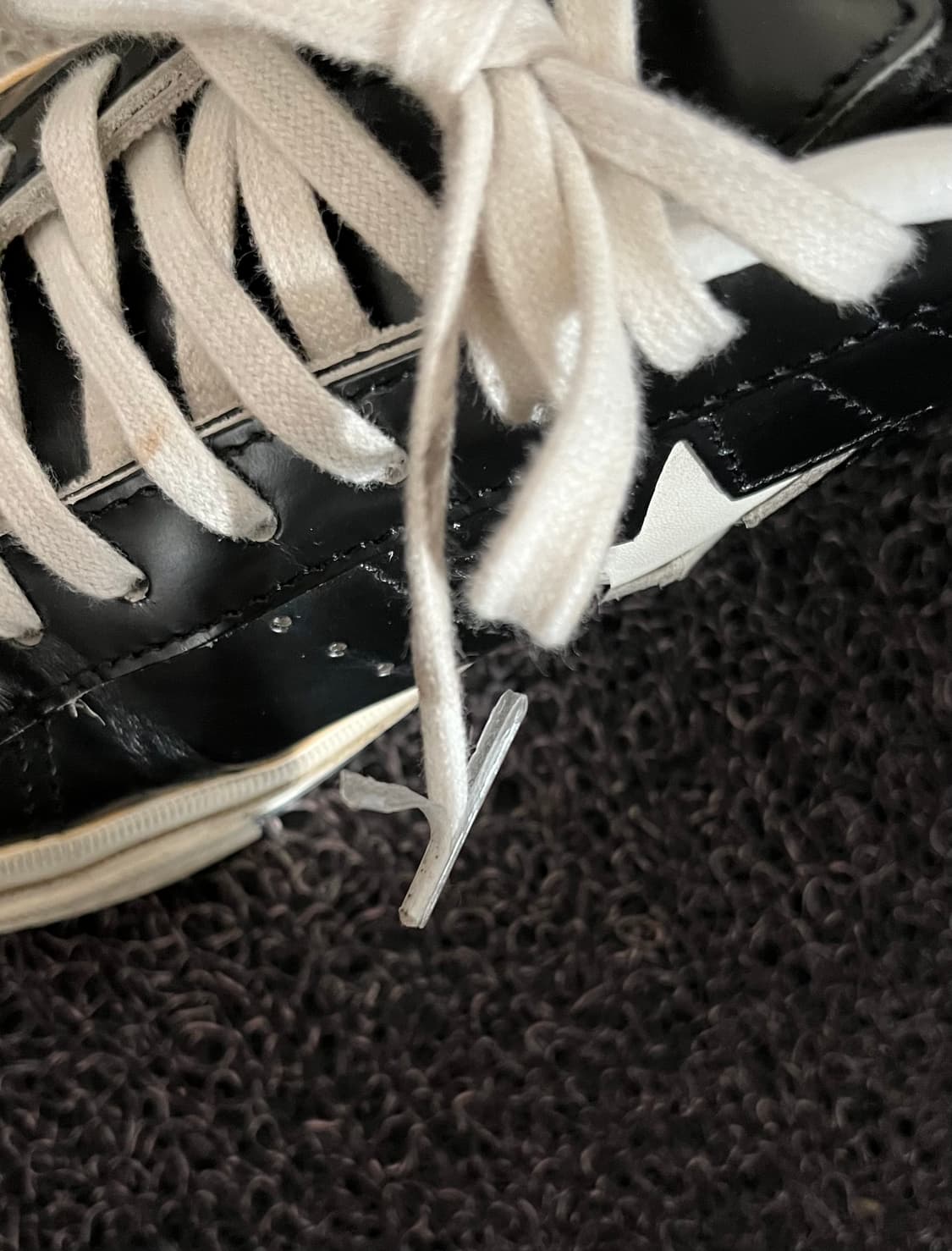 컨버스 원스타 레더 로우 블랙 상품이미지8