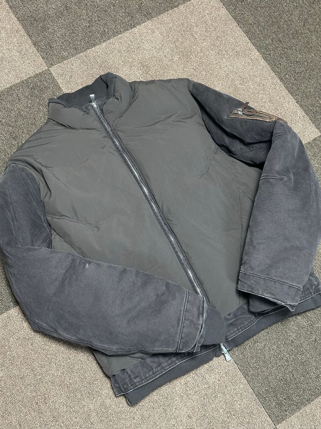 [L] XLIM EP.8 다운 자켓 브라운 상품이미지2