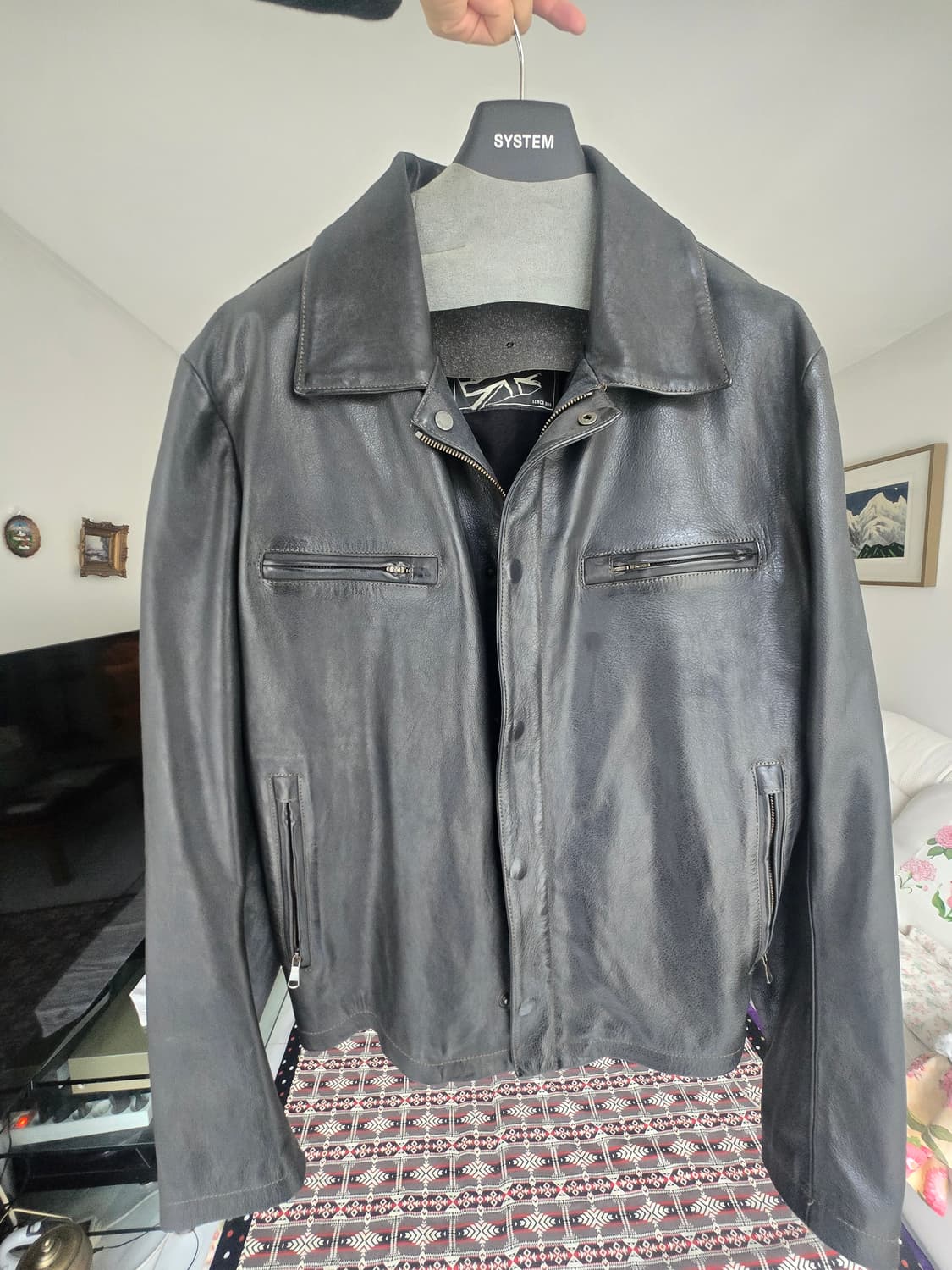 매치리스 가죽자켓 블랙 XXL 상품이미지1