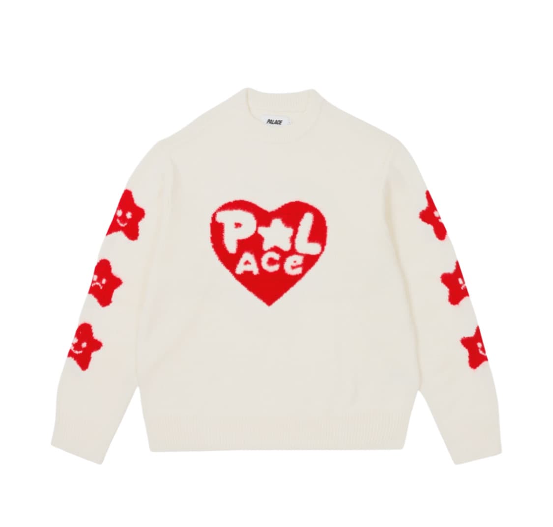 [M] 팔라스 코지 니트 화이트 상품이미지5