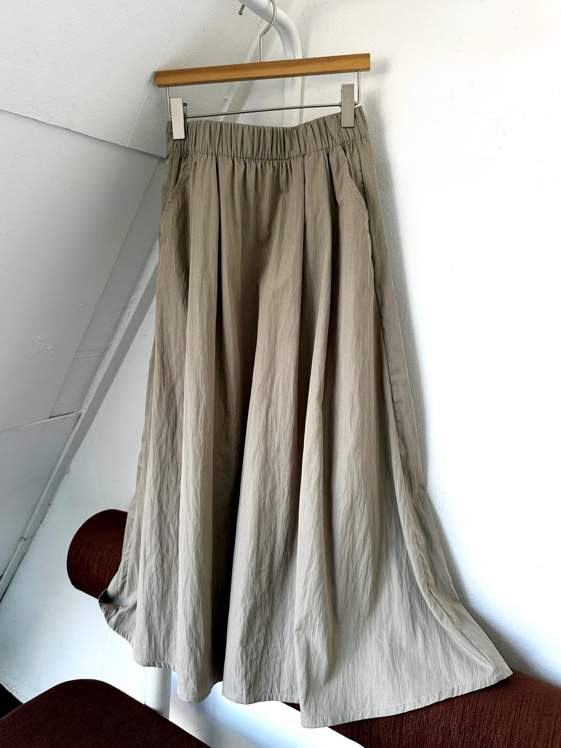 Washed poly nylon fabric design wide ski 상품이미지6