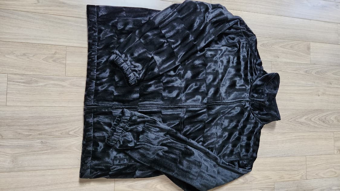 슈프림 스웨이드 블랙 집업XL 상품이미지1