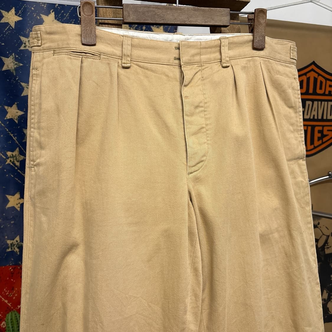 00s 랄프로렌 헤비코튼 컴뱃 트라우저 와이드핏 N772 상품이미지3