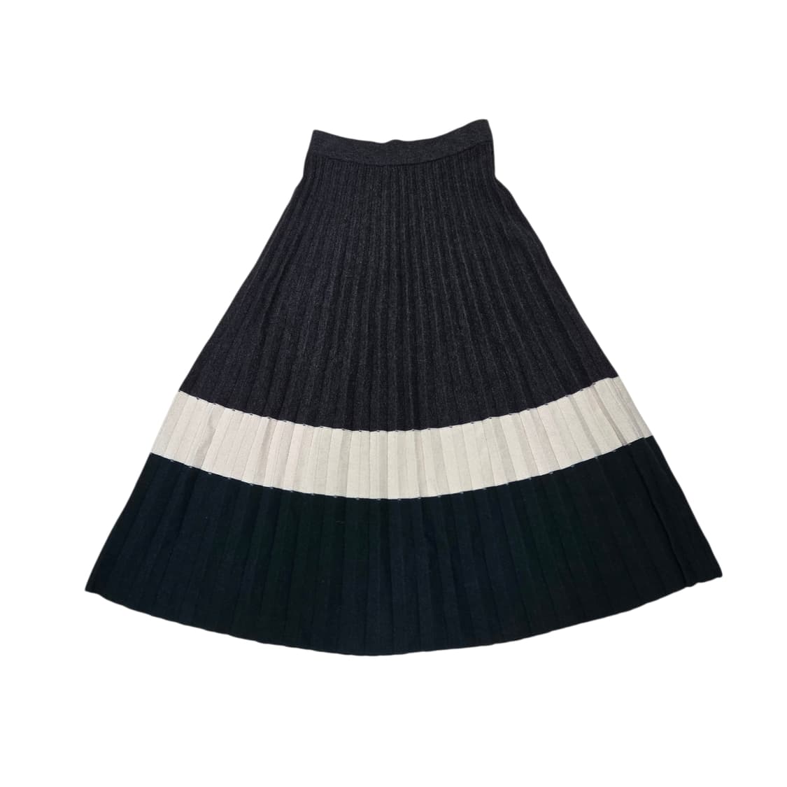 Covetblan 코벳블랑 니트 플레어 미디 스커트 상품이미지1