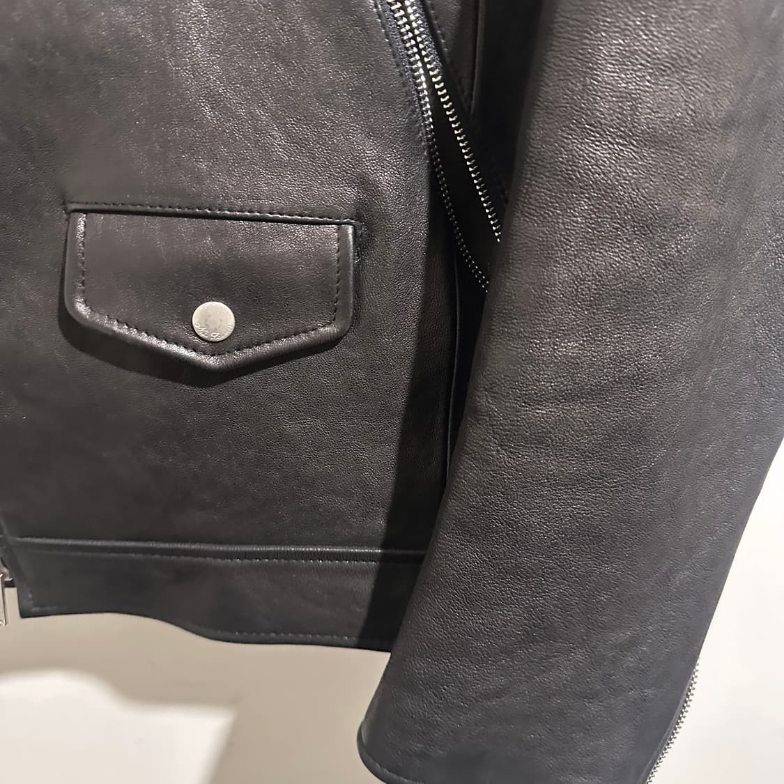 느와르라르메스 레더 자켓 상품이미지4