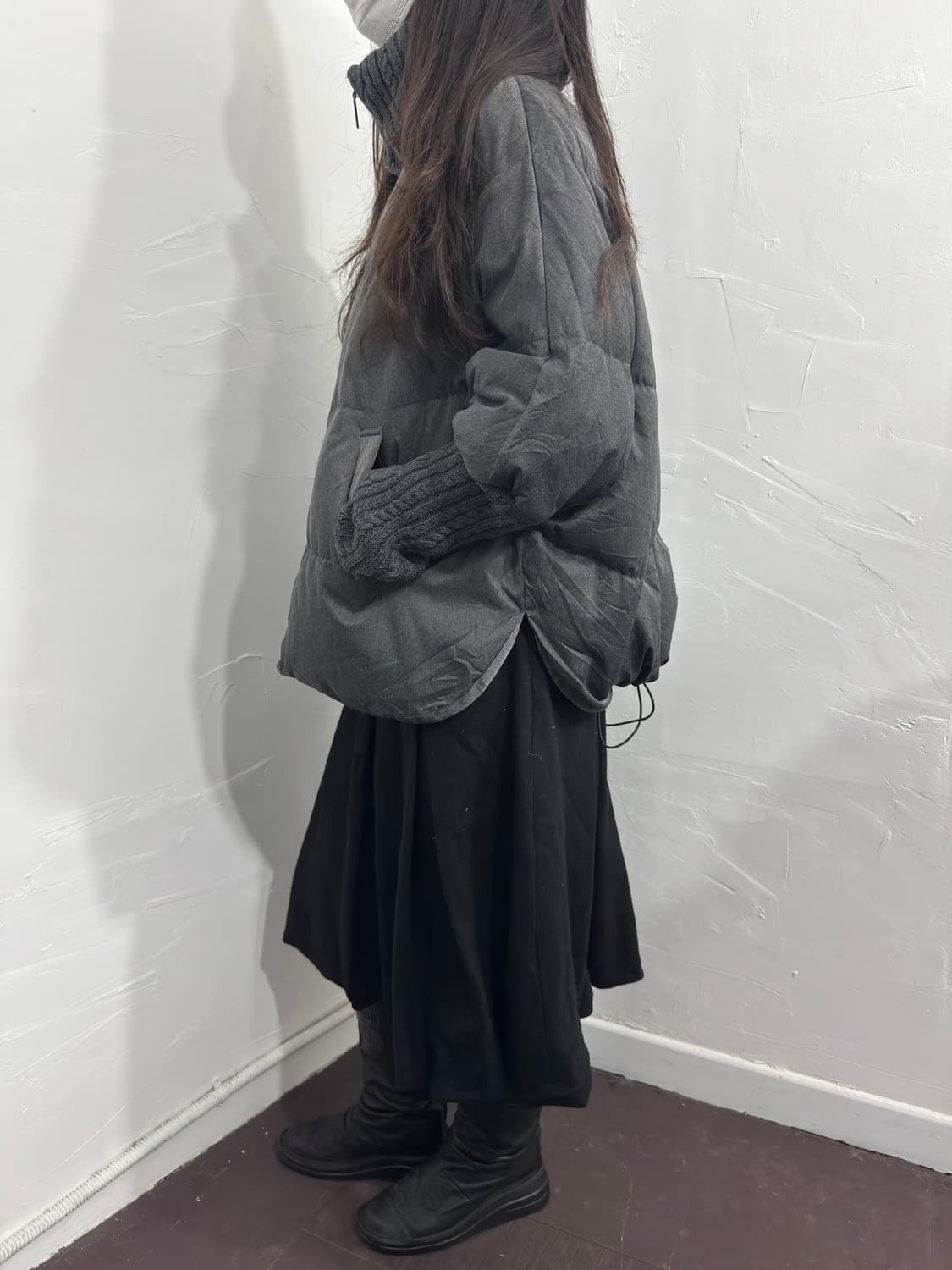 hiroko bis knit detail twoway padding 상품이미지1