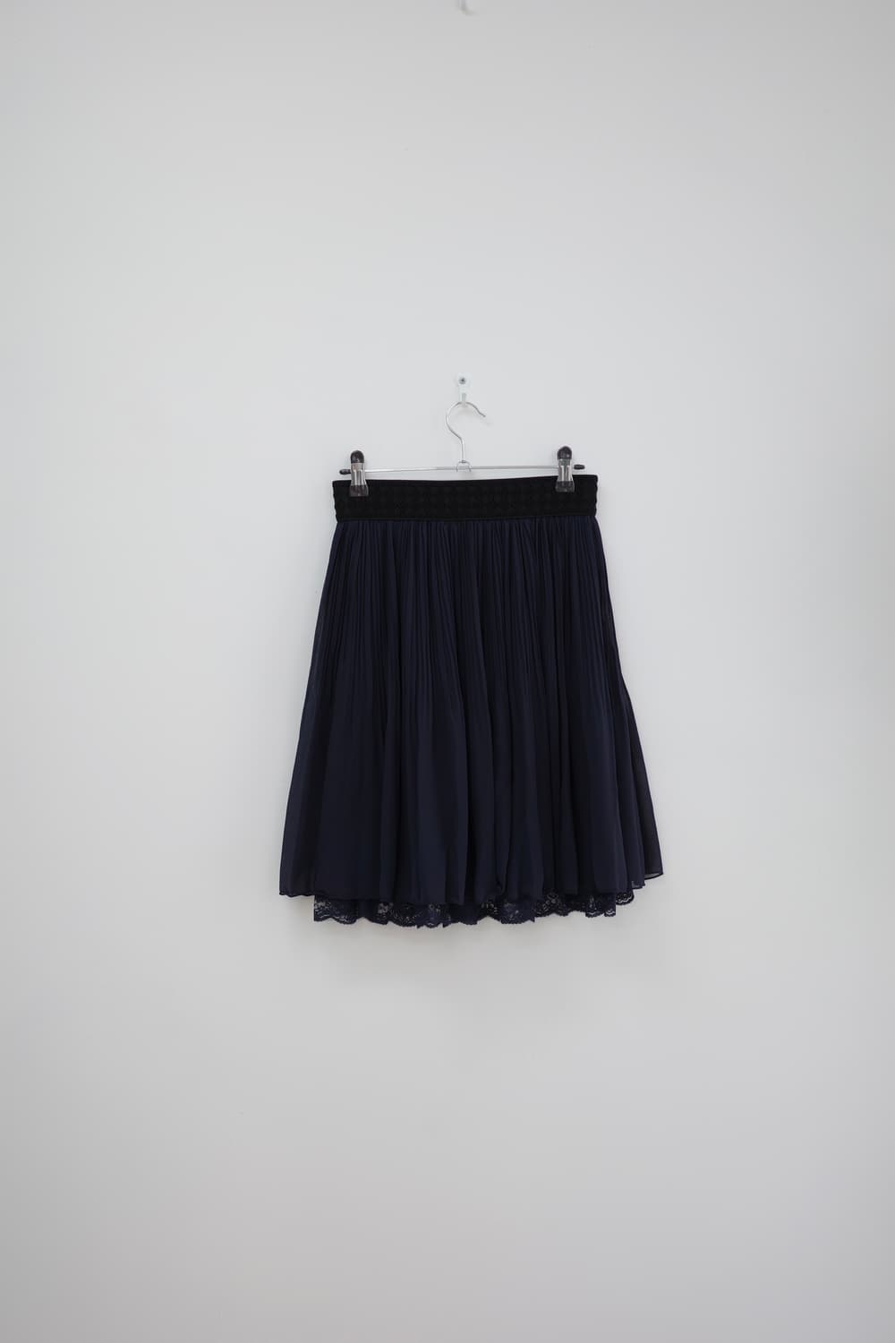 Clos shi navy flare lovely Skirt 상품이미지2