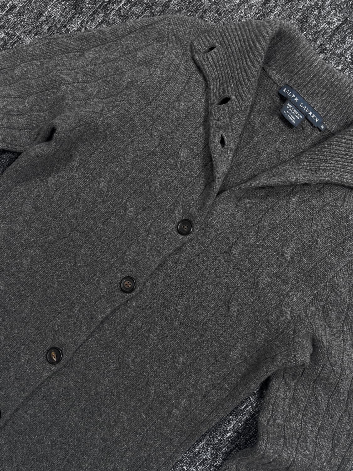 폴로 그레이 울 캐시미어 니트 원피스 상품이미지5