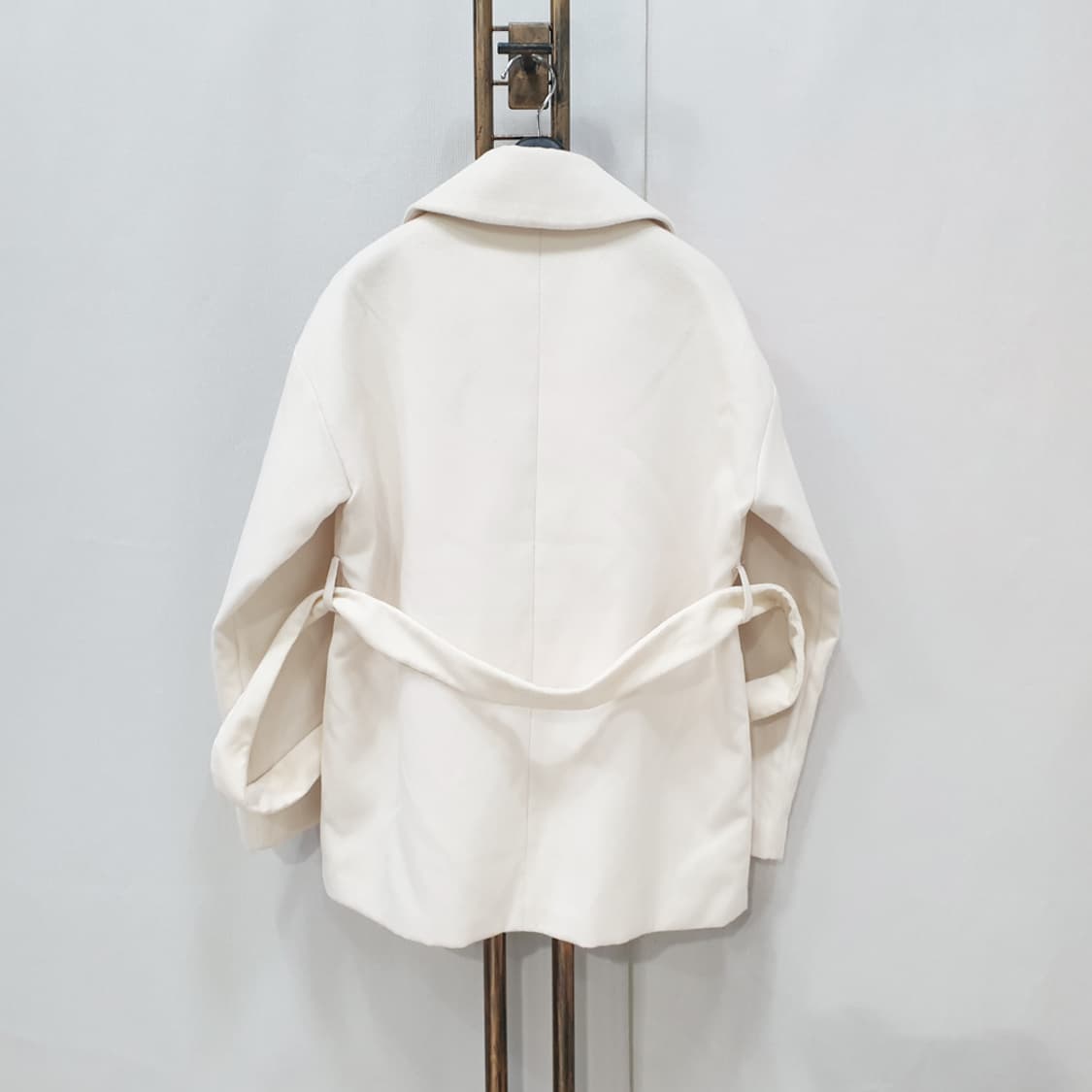 엘르 여성 크림 코트 S 상품이미지3