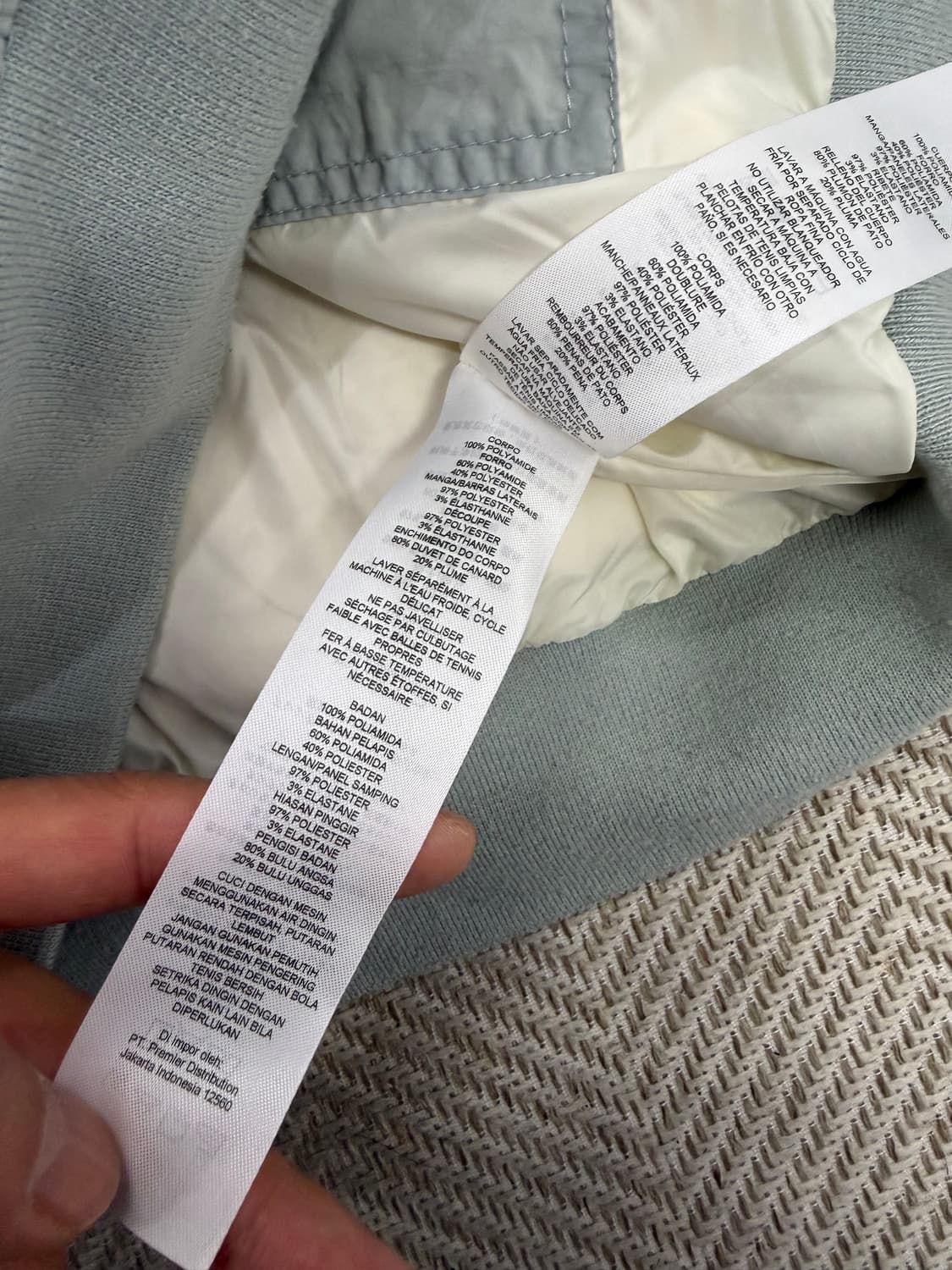 정품) 알마니 남성 패딩 점퍼 M 상품이미지8