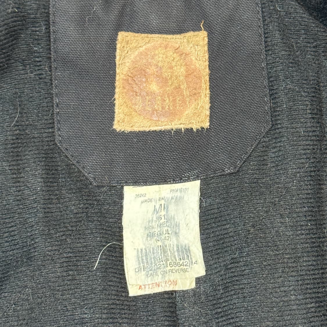 M) BERNE USA 빈티지 워크웨어 액티브 후드집업 자켓 상품이미지7