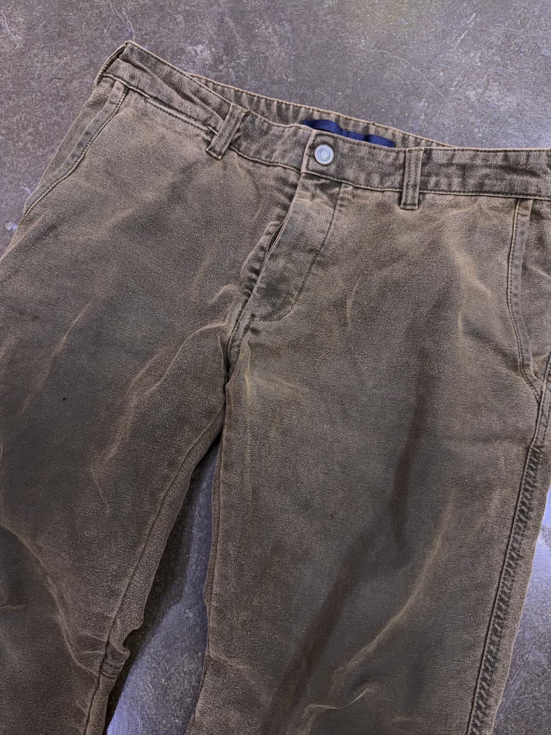 시리즈 빈티지 워싱 피그먼트 스트레이트 팬츠 86 사이즈 34 상품이미지3