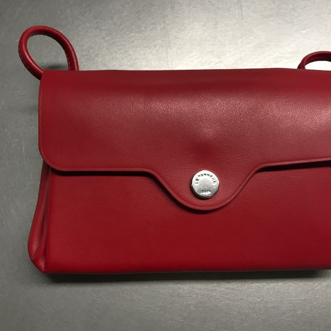 르 탄뉴 레더 숄더백 레드 상품이미지2