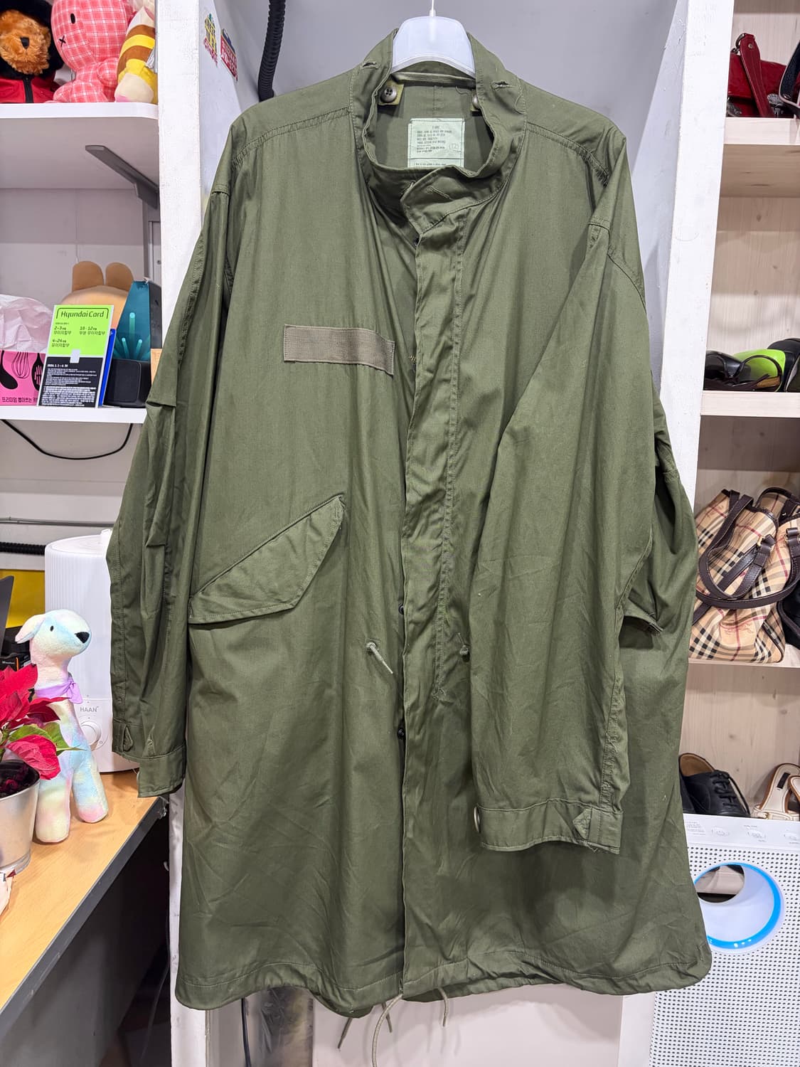 XL, 데드스탁) 오리지널 m-65 피쉬테일 개파카 야상 상품이미지1