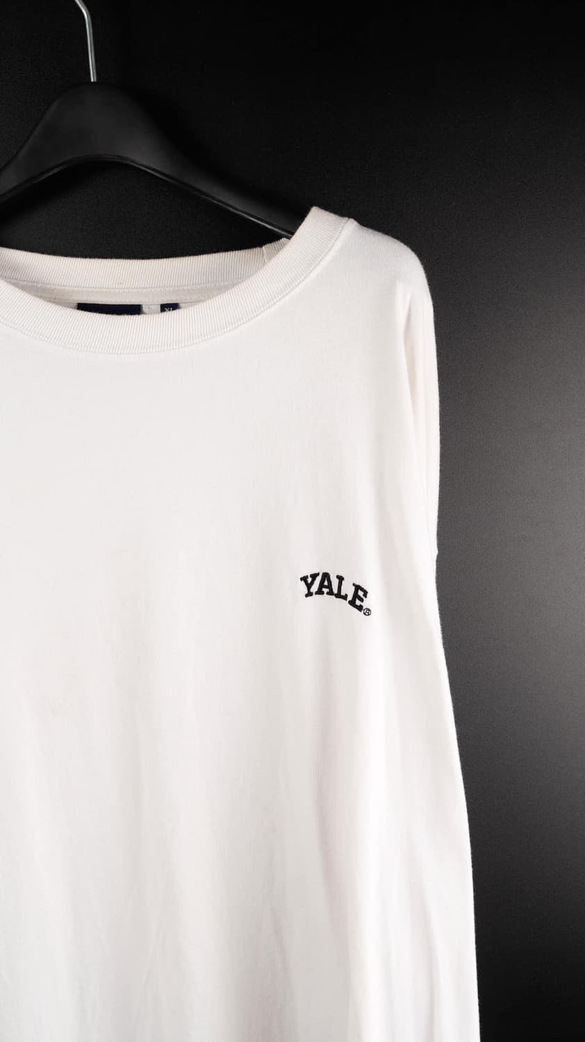 예일 흰색 롱슬리브 상품이미지2