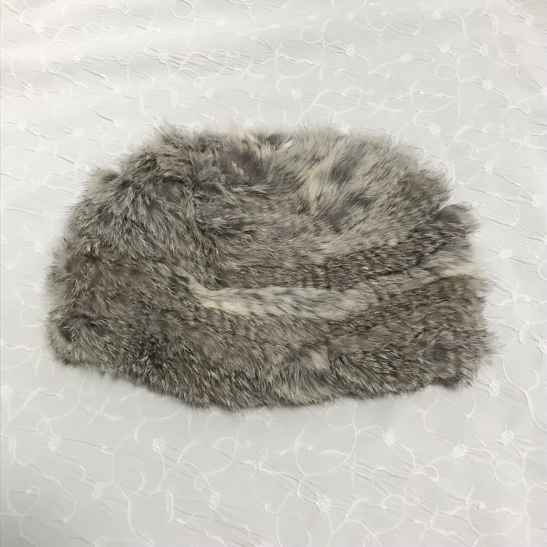 빈티지 래빗퍼 토끼털 퍼 비니 상품이미지1