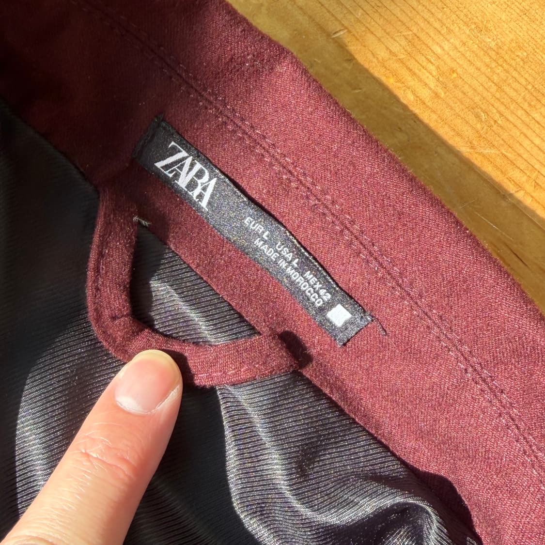 자라 비스코스 셔츠 자켓 상품이미지4