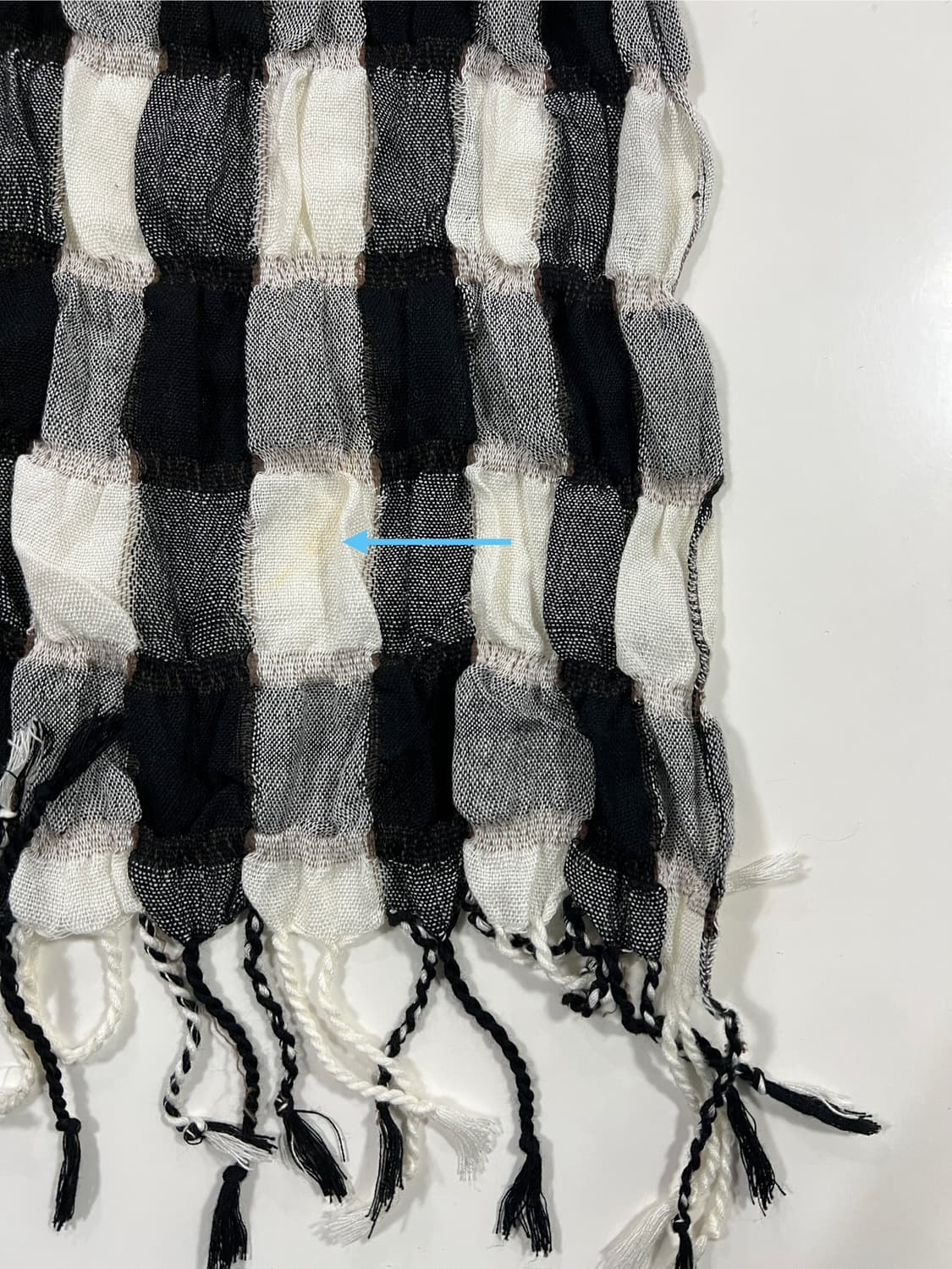 빈티지 체크 머플러 상품이미지6