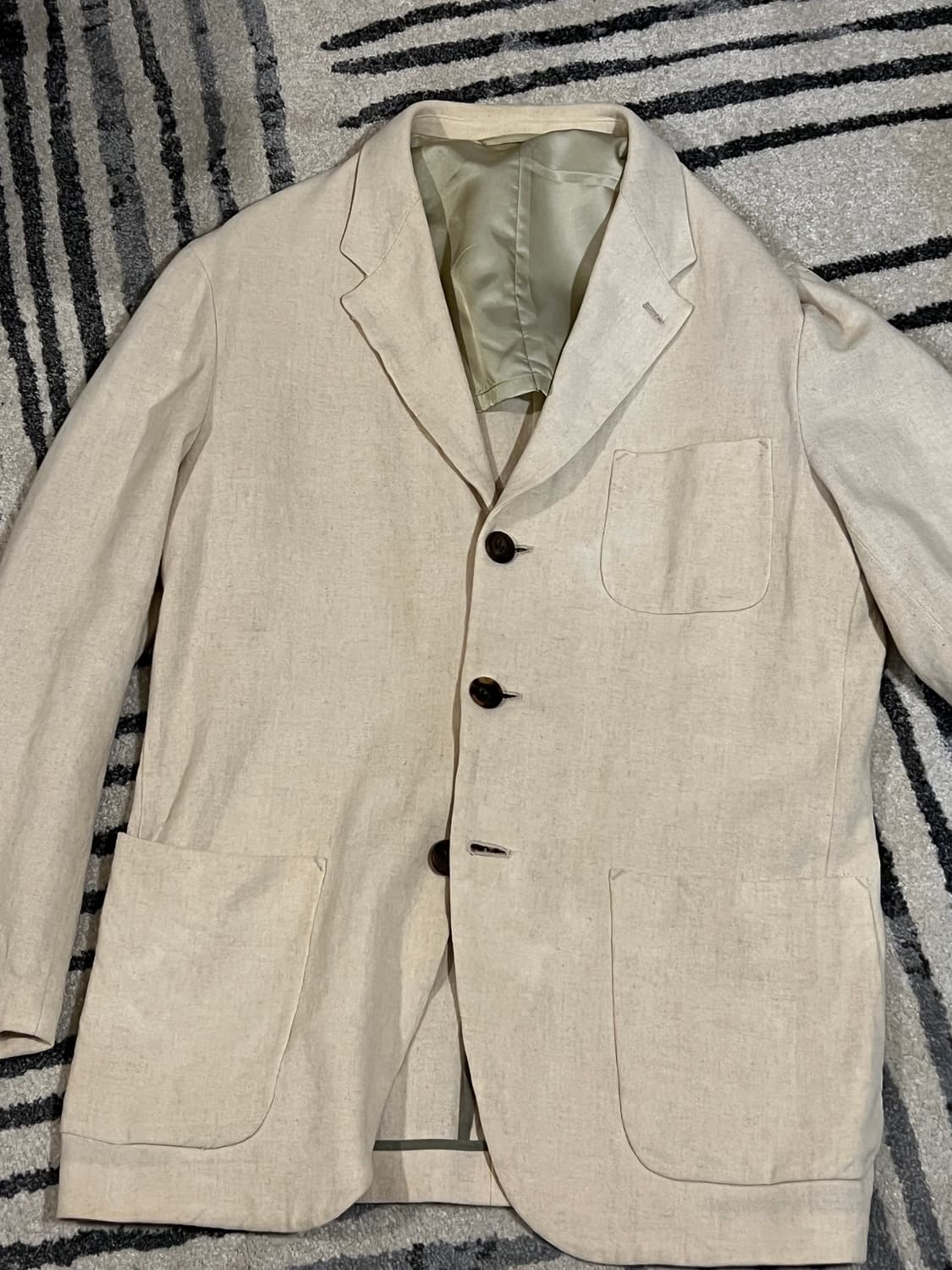 [100] 이세이 미야케 린넨 자켓 빈티지 상품이미지1