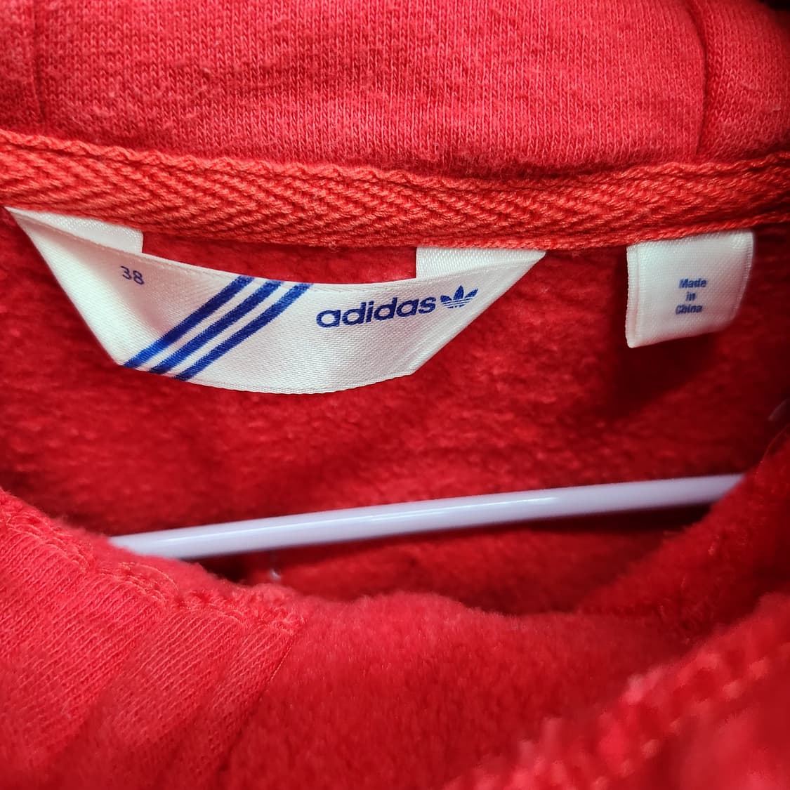 아디다스 빅로고 반집업 희귀 후드집업 38(S) 상품이미지5