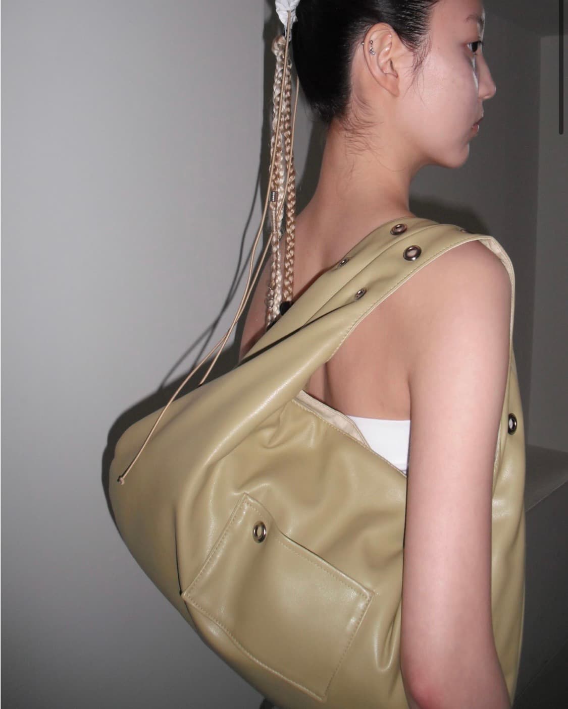 Depc 뎁크 EYELET LEATHER BAG - BUTTER 상품이미지1