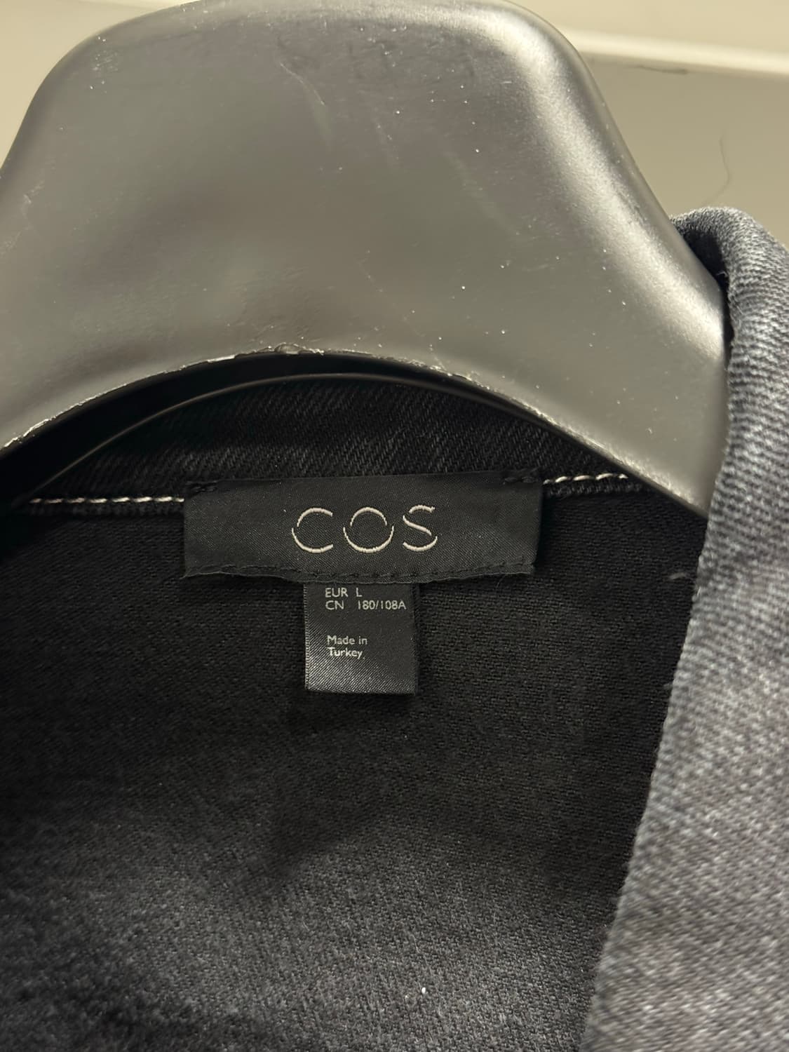 코스 탑스티칭 데님 자켓 블랙(L) 상품이미지5