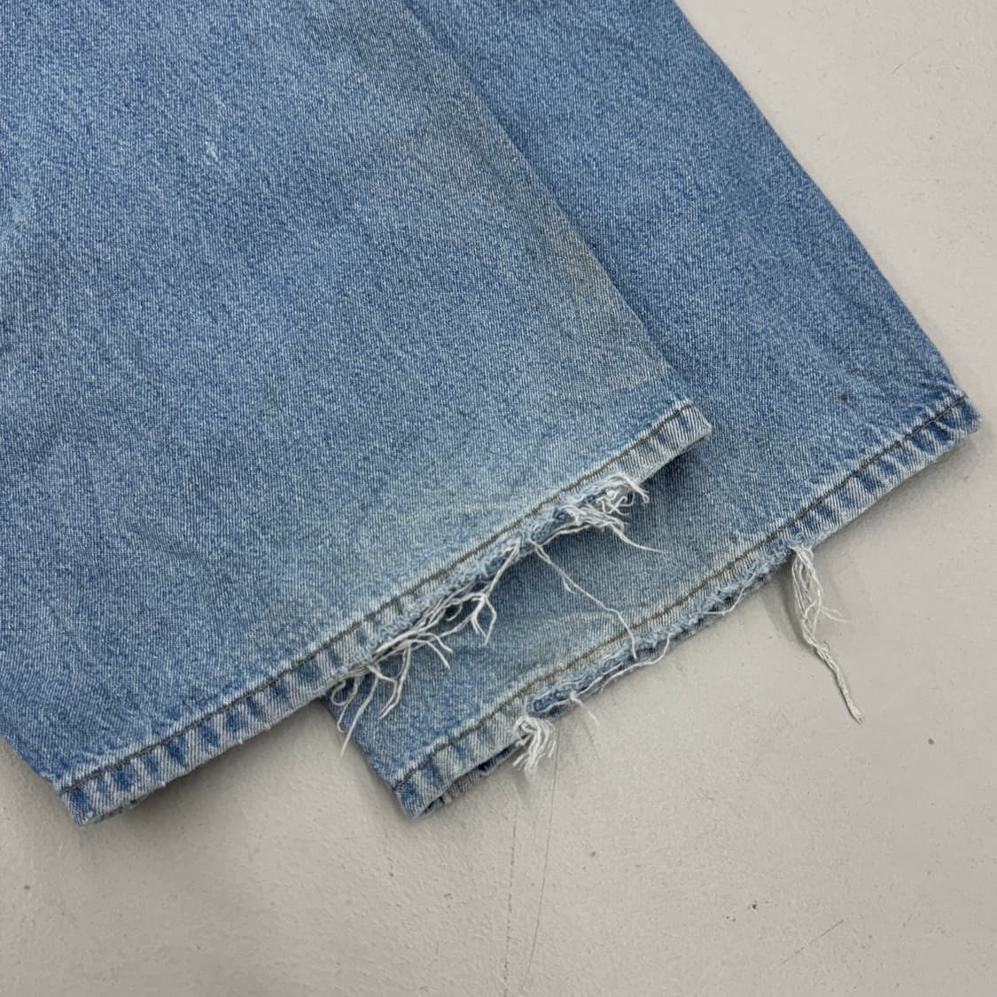 칼하트 OG 가죽패치 카펜터 페이딩 와이드 워크 데님팬츠 상품이미지9