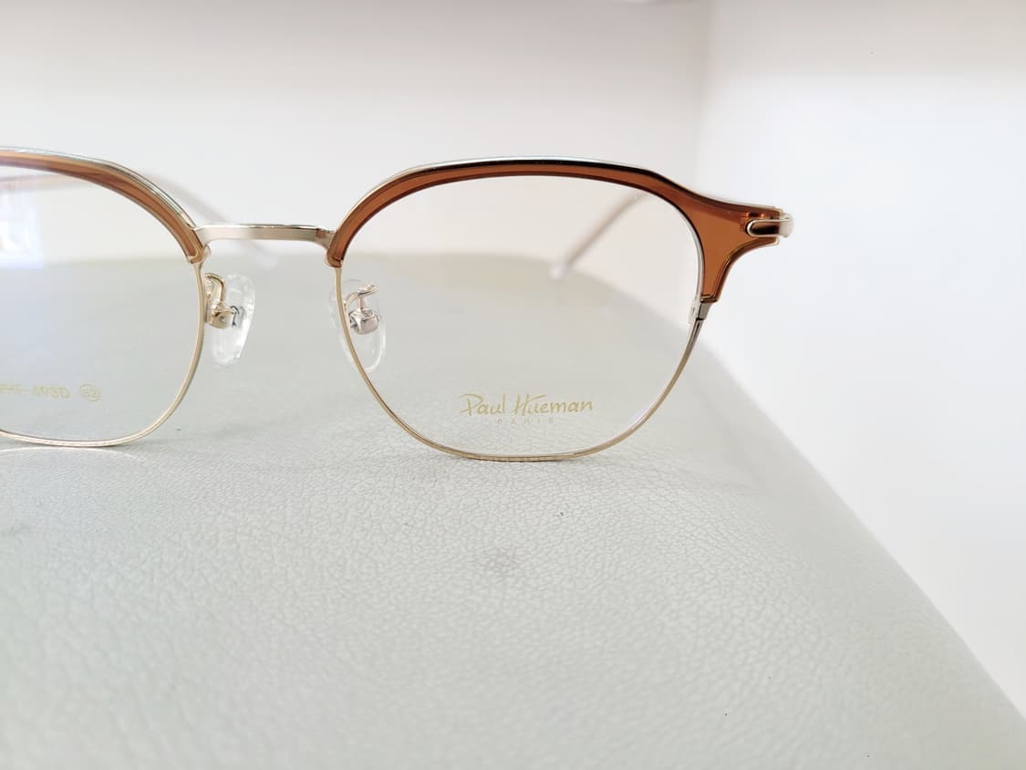 폴휴먼 안경 PHF-493D 투명브라운하금테 안경 상품이미지5