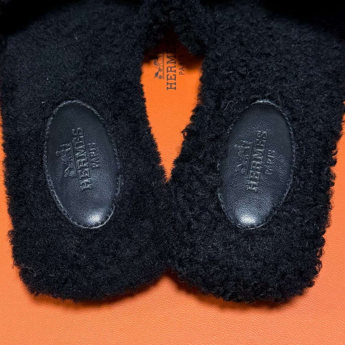 [S+급/36.5] 에르메스 오란 시어링 퍼 샌들 슬리퍼 상품이미지8