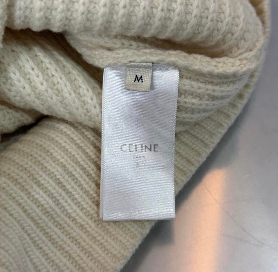 [리오브전포점] 셀린느 리브드 울 로고 니트 상품이미지5