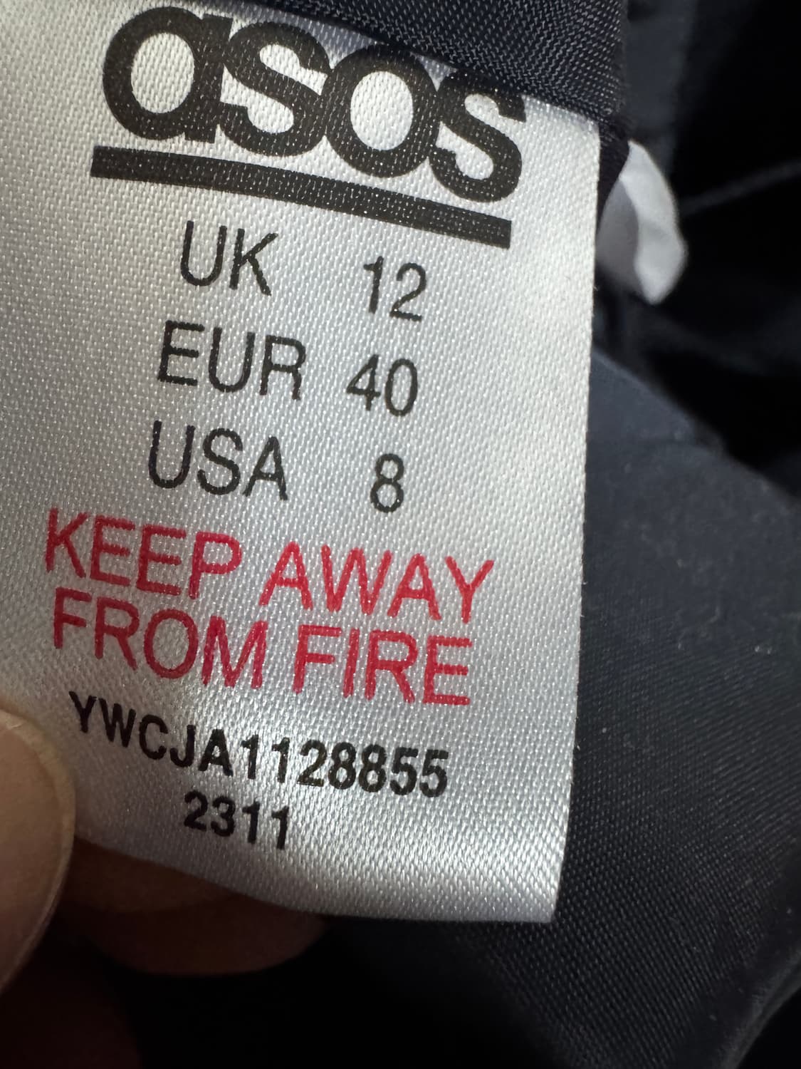 여성 아소스 asos 빈티지 트렌치코트 네이비 xs 상품이미지5