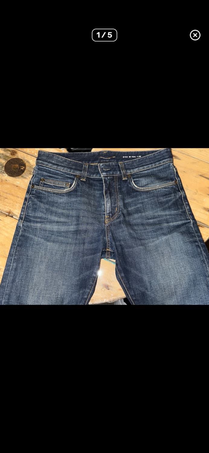 Saint Laurent DO2 washed blue denim 28 상품이미지1